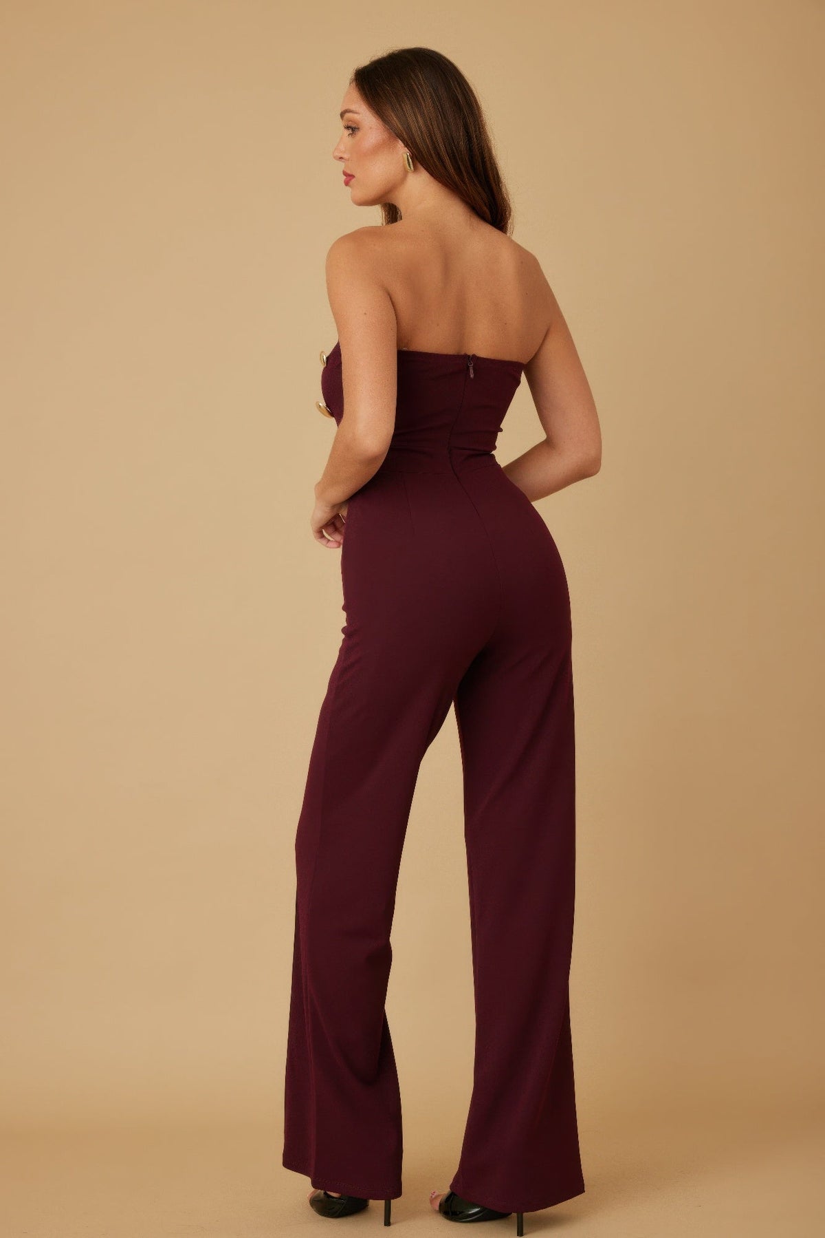 Multi Flat Mirror Stone Jumpsuit