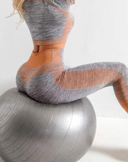 Stripe Seamless Yoga Set