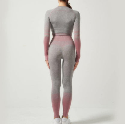 Stripe Seamless Yoga Set