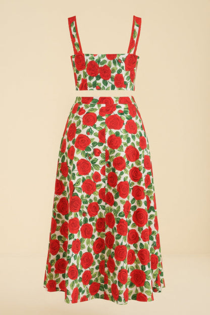 Rose Romance Two-piece Set