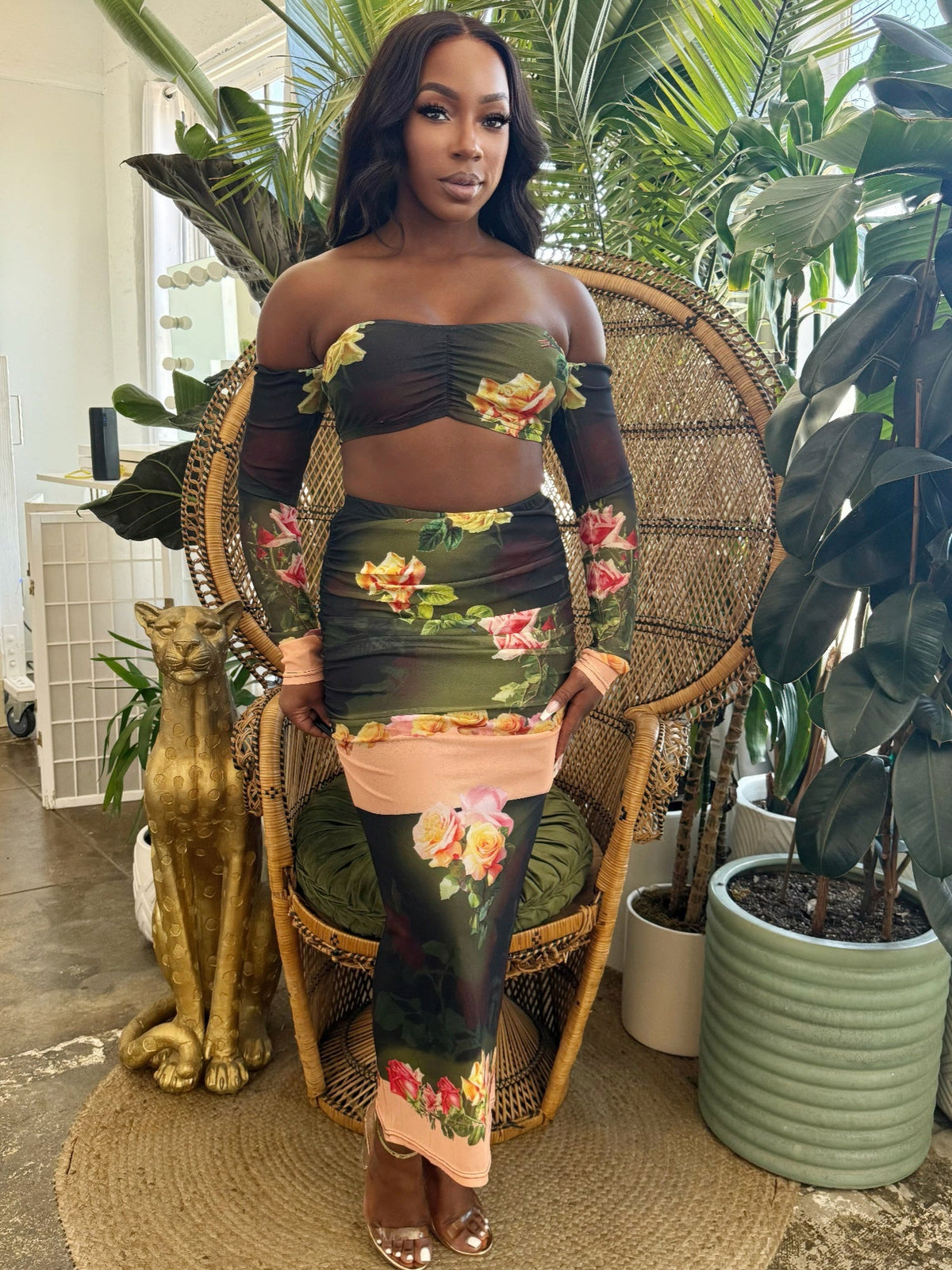 Eden Rose Mesh Set