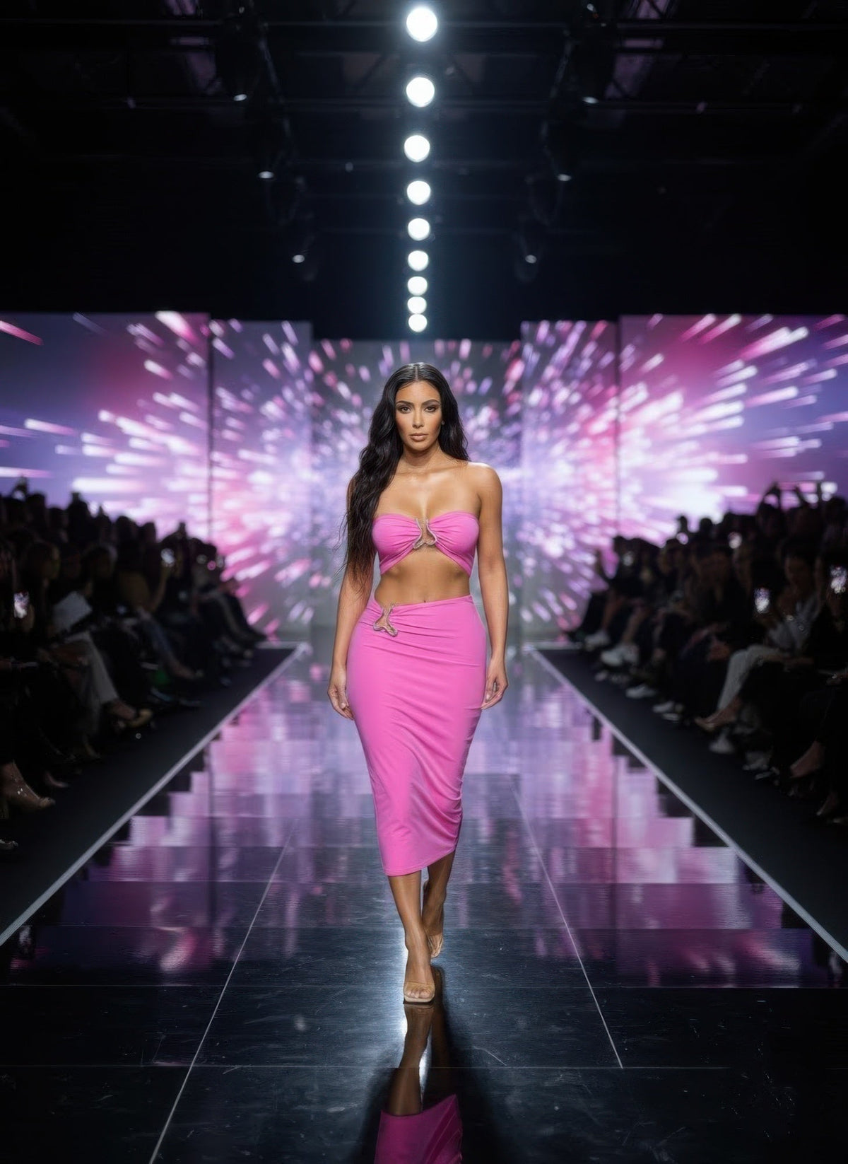 A Sharp Triangular Cutout Midi