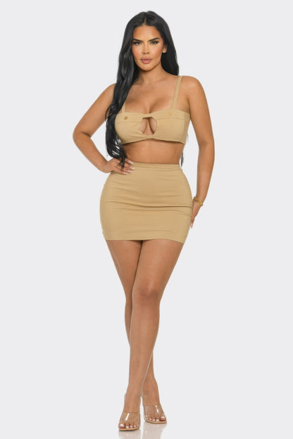 Top And Skirt Set
