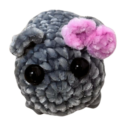Chenille singing sad hamster keychain pendant Hamster emotional comfort doll