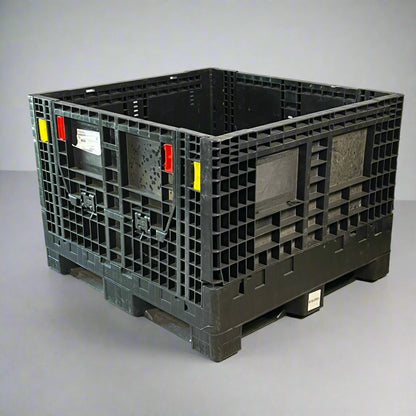 GLOBAL INDUSTRIAL Plastic Bulk Shipping Container Sz 48" L X 45" W (New Other)