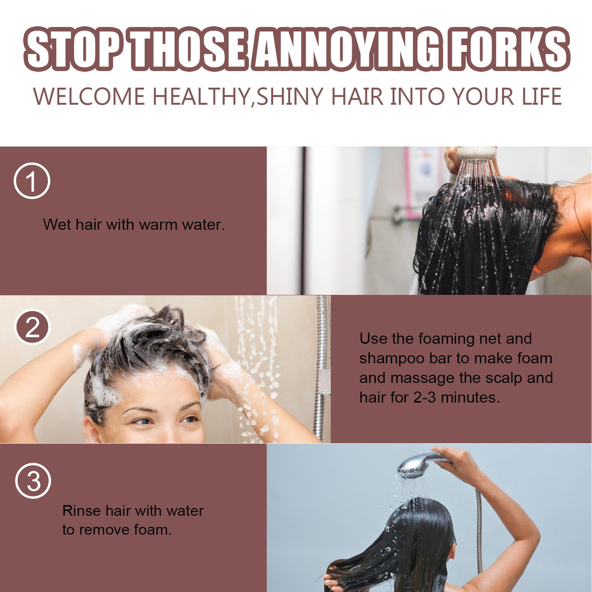 Polygonum Polygonum White Turn Black Shampoo Deep Cleansing Soft Nourishing Solid Black Hair Shampoo Soap