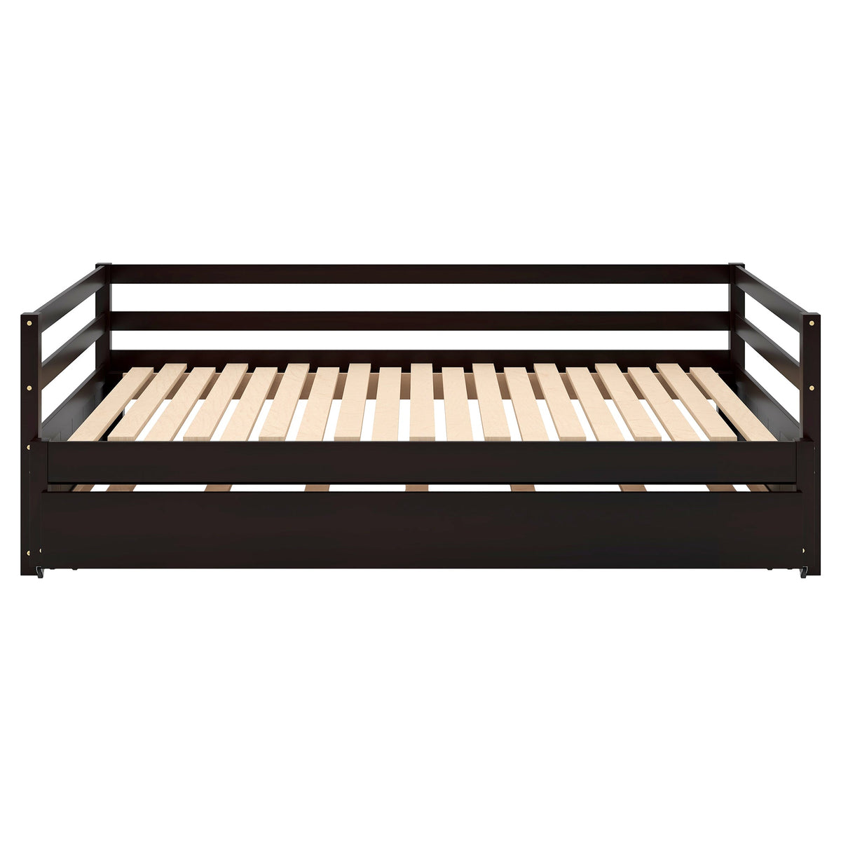 Twin or Double Twin Daybed with Trundle Espresso
