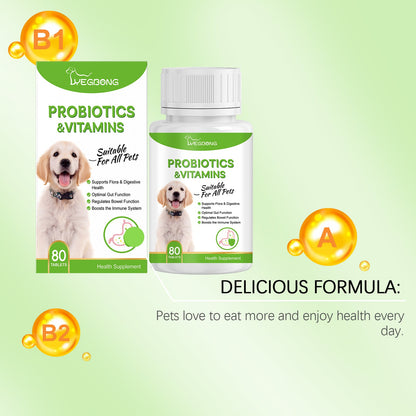 Pet Probiotic Tablets Improve Gut Health And Promote Nutritional Absorption Of Pet Care Supplements