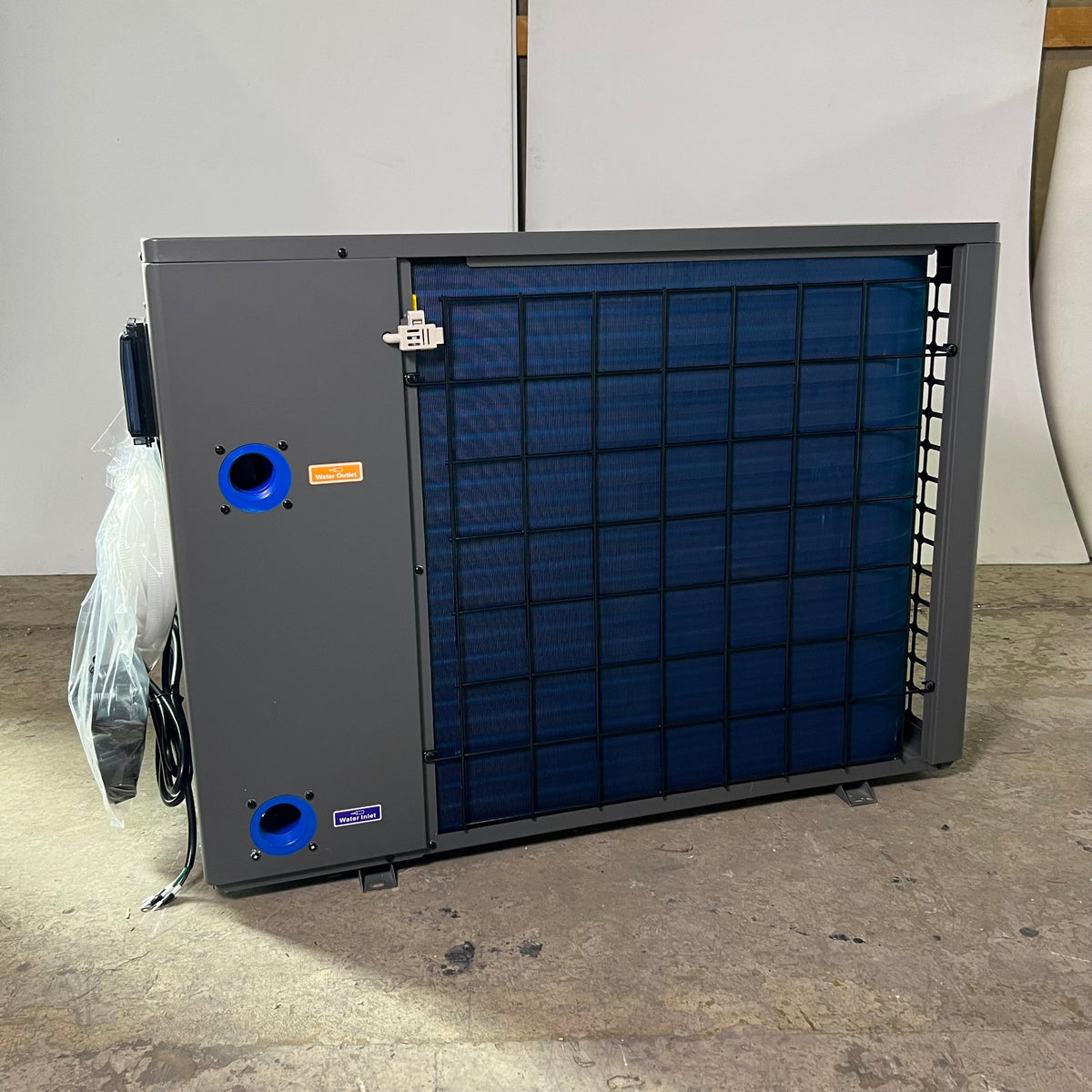 VARPOOLFAYE Air-Source Swimming Pool Heat Pump, Dark Grey KSPF-010L1UR1A2