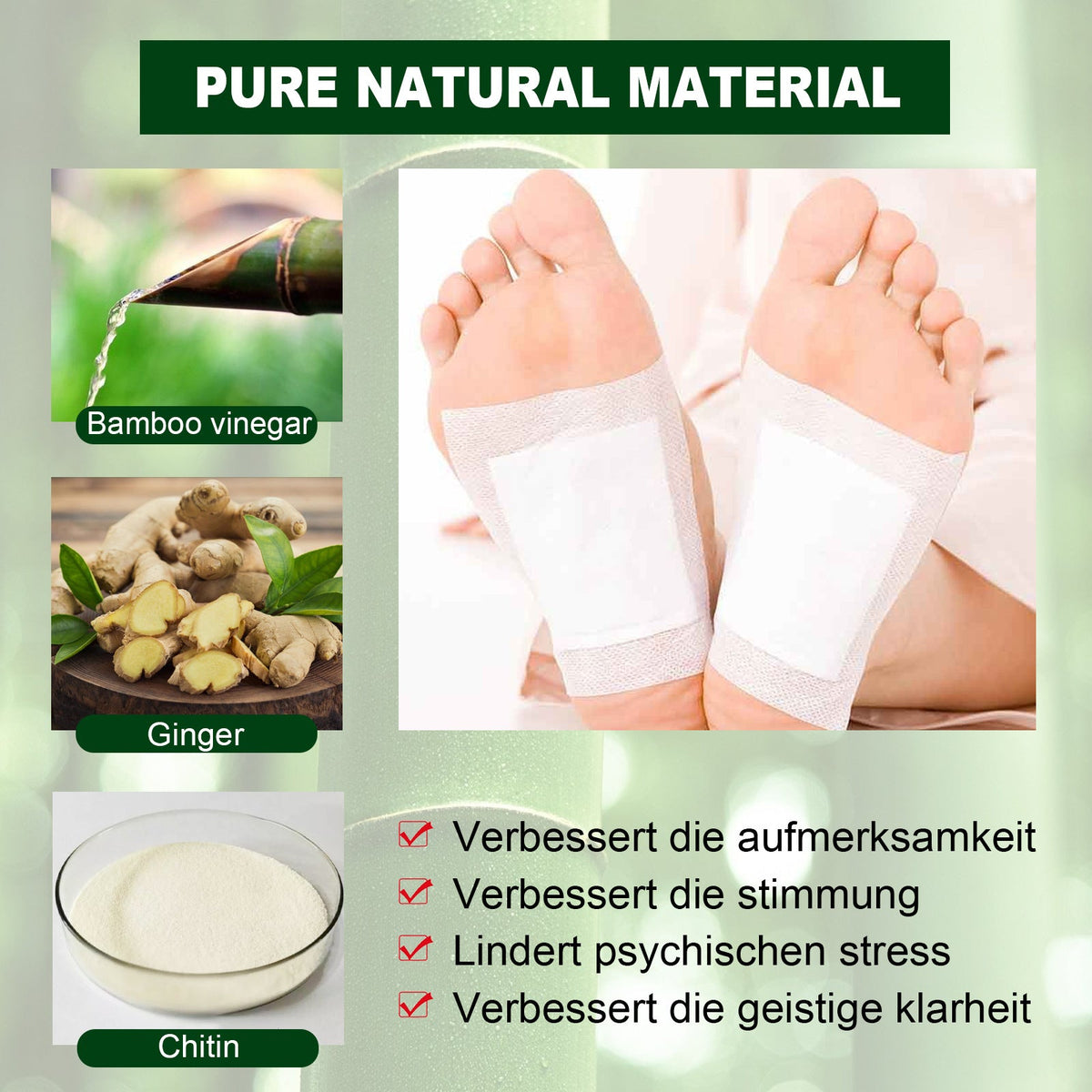 Bamboo Vinegar Sole Patch Gentle Clean Comfortable Massage Foot Relief Sole Discomfort Care Patch - Alibaba