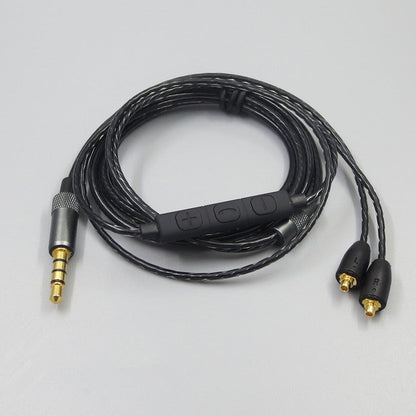 Suitable for Shure MMCX SE215 SE535 SE846 UE900 volume adjustable headphone cable