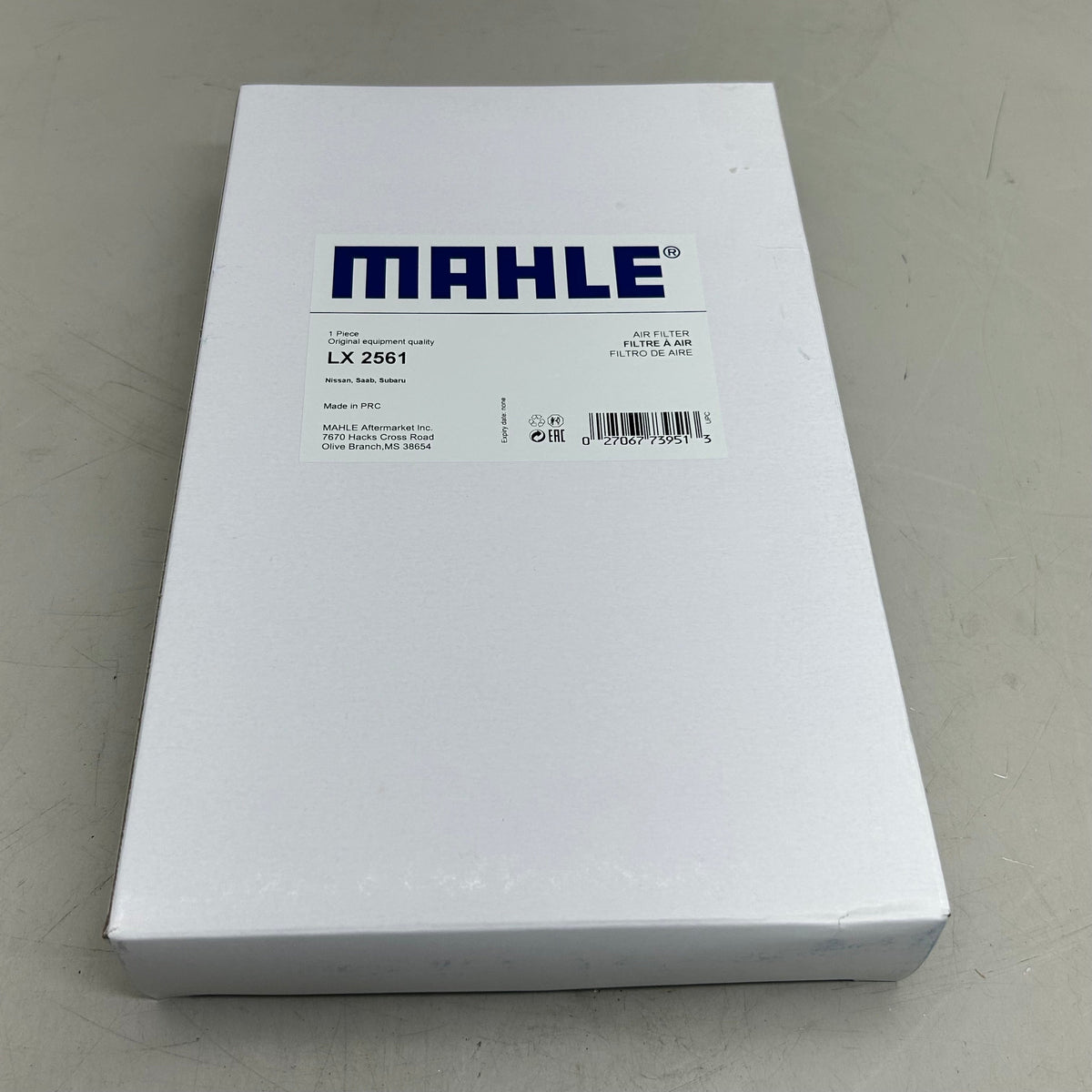 MAHLE Air Filter-Turbo Replacement Part For Nissan LX2561