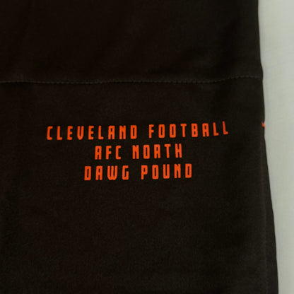 NFL Cleveland Browns Quarter Zip Pullover Shirt Long Sleeve XL Brown 1802969