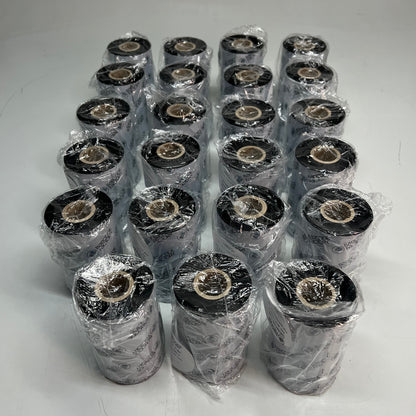 BARCODE FACTORY (12 ROLLS) Thermal Resin Ribbon 4.33 x 1181ft Black BCF110360-3