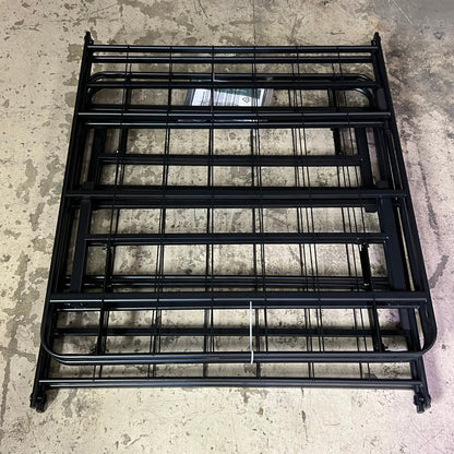 SLEEPYS Raised Metal Bed Frame Sz King, Black CHS90208