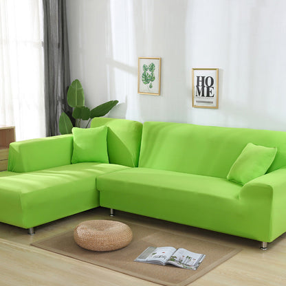 Solid color sofa cover, elastic tight package, full cover, fabric sofa cover, sofa cushion, sofa cover