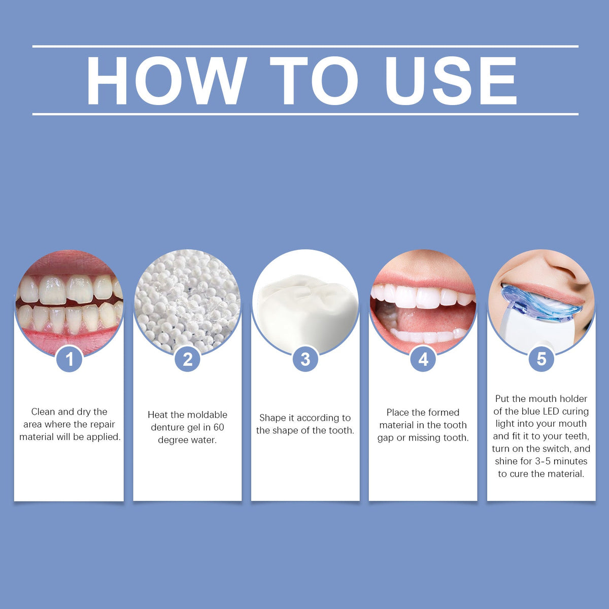 Dental Care Kit Improves Smile Appearance Gentle Comfort Beauty Teeth Shine Teeth Care