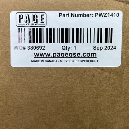PAGE GSE Flexible Duct Hose Sz 24" L x 16" D, Green & Grey PWZ1410