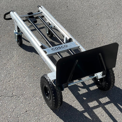 COSCO 2-In-1 Hybrid Handtruck Silver & Black 12204ASB1E