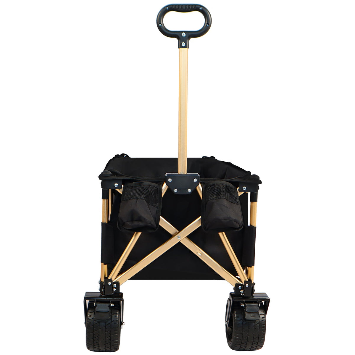 Folding Wagon Heavy Duty Utility Beach Wagon Cart for Sand with Big Wheels
