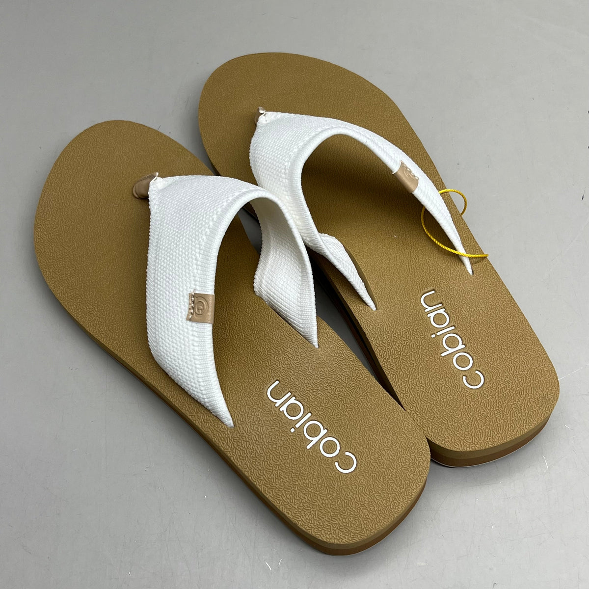 COBIAN Bermuda Bounce Mesh Strap Women's Sz 6 EU 35.5 Cream BEB24-110-9