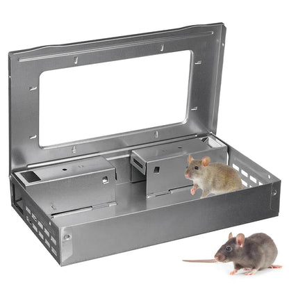 High Sensitive continuous & Effective & Reusable Rat mice mouse Trap Cage for Continuous Catching/ Pest Control