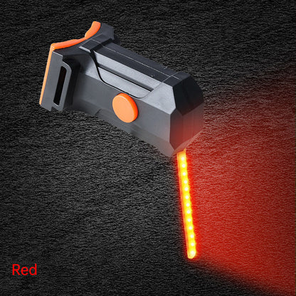 LED Bike Tail Light 6 Colors USB Charging Mountain Road Bike Light Portable Riding Equipment Running Water Light
