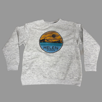 LONEROCK Helen Georgia Crew Sweatshirt Sz 2X-Large Grey/White