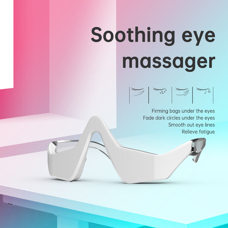 Led Red Light Therapy Device Anti-aging Micro-current Ems Eye Massager 3d Eye Vibration For Eye Wrinkle Dark Circle Remova