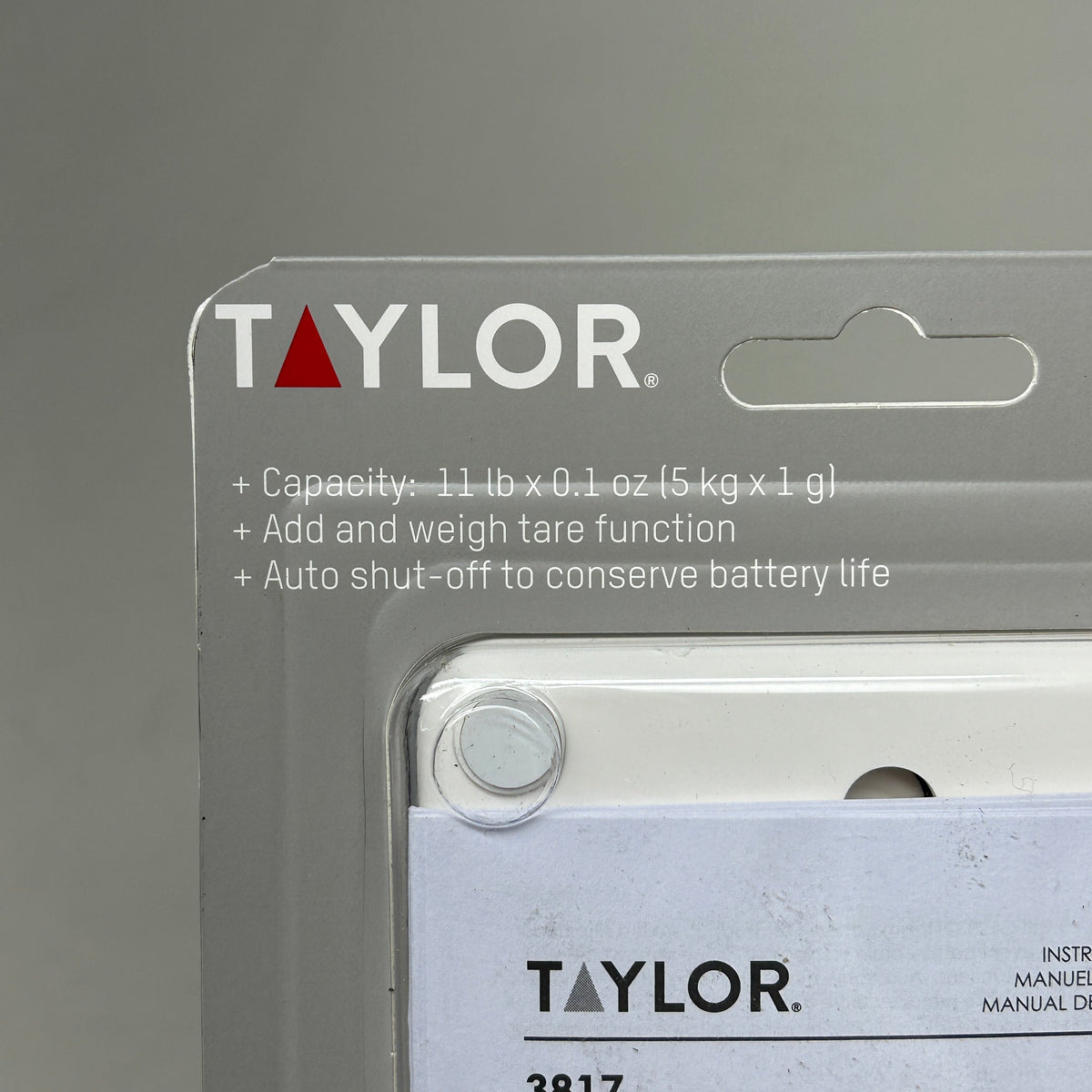 TAYLOR Compact Digital Kitchen Scale White (New)