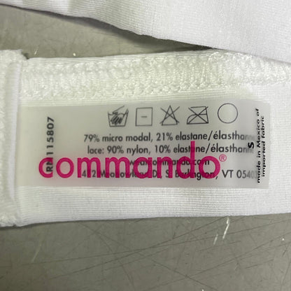 COMMANDO Butter + Lace Bralette Small White GEO500WHT