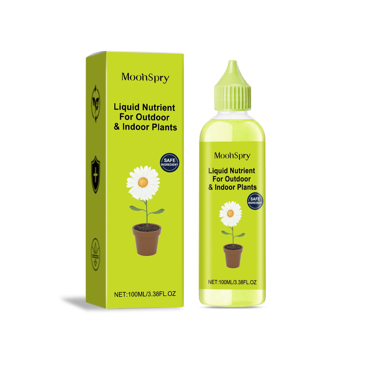 Moonspry Indoor And Outdoor Plant Nutrient Solution Green Leaf Lawn Flower Pot Fertilizer Hair Root Growth Nutrient Solution