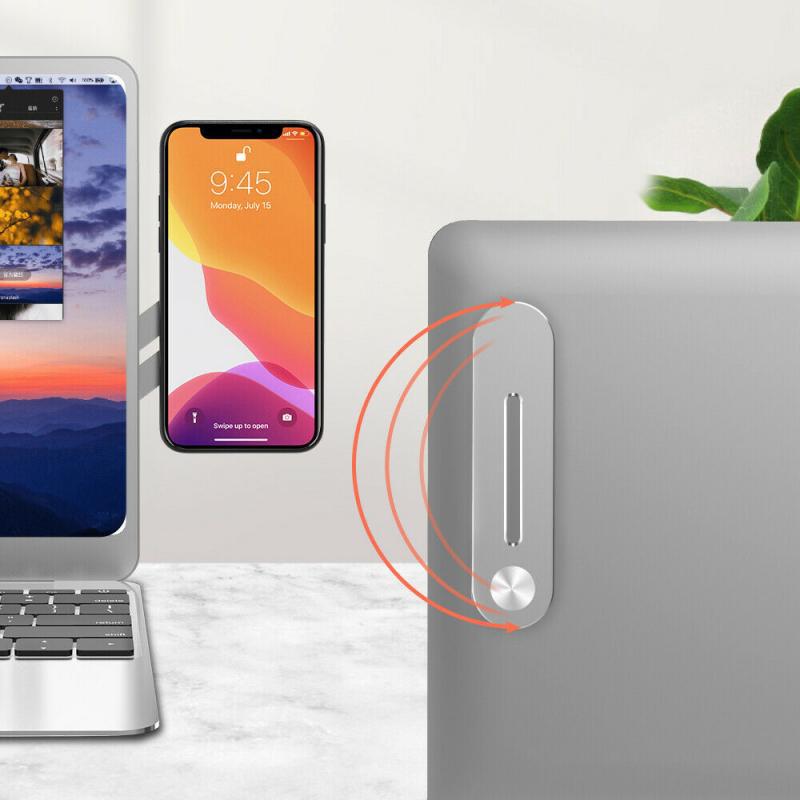 Multi Screen Support Laptop Side Mount Connects Mobile Phone Bracket Monitor Display Clip Adjustable Phone Stand Holder