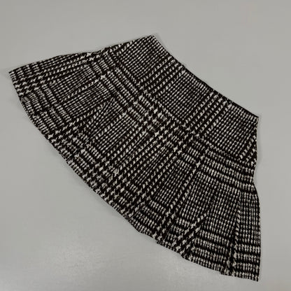 NORMA KAMALI Silky Jersey Pleated Micro Skirt Unlined Womens Sz XS/29 Chocolate
