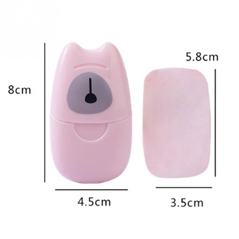 150pcs Disposable Boxed Paper Soap Travel Portable Hand Washing Box Scented Slice Sheets Mini Soap Paper Travel Makeup