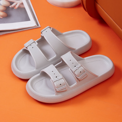 Thick soled slippers Summer home bathroom anti slip and fecal feeling Soft soled couple EVA slippers Male