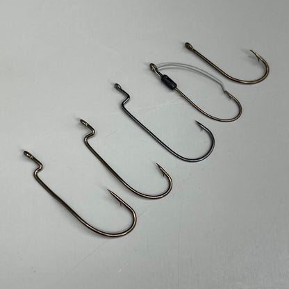 EAGLE CLAW (3 PACK) Freshwater Bass Assortment Bronze/Grey Sizes 1-3/0 67pc 618