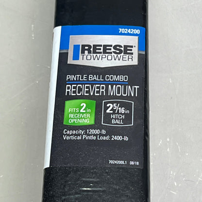REESE TOWPOWER Pintle Hook & Ball Combo Mount 12,000lbs 2-5/16" Ball 7024200