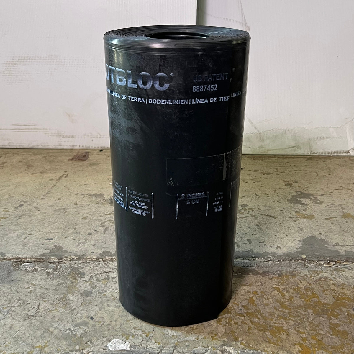 ROTBLOC Groundline, Commercial Roll 8887452 20"W Black
