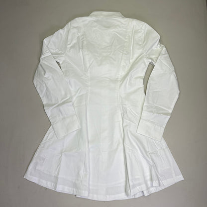 STEVE MADDEN Fit & Flare Shirt Dress Long Sleeve Button Cuff Women's Sz M Cloud