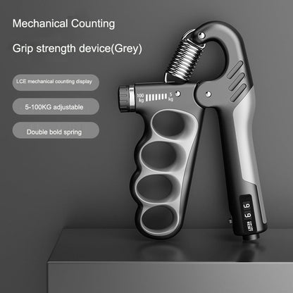 Adjustable Grip Strength Gauge Counting Type Spring Grip Strength Gauge Handshake Holder