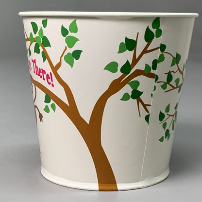 1800FLOWERS 8-Pack Of Damask Metal Buckets Hang in There W/ Liners 4” 77202 (New)