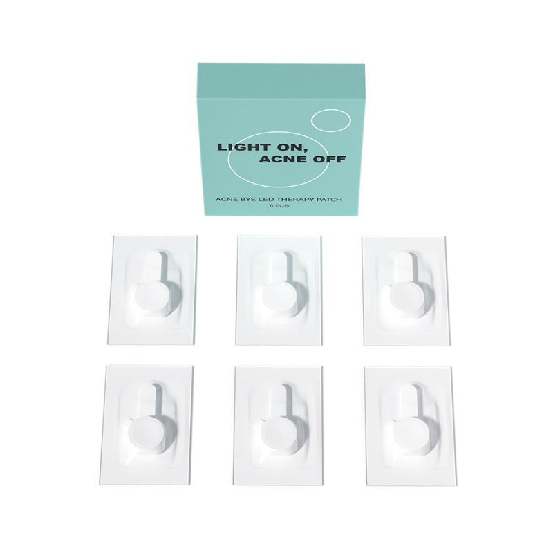 Electronic acne patch with red and blue light buttons acne removal patch with acne print water-based gel acne cleaning patch