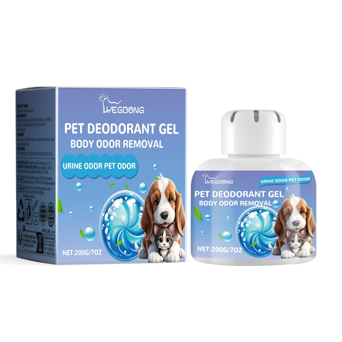 Pet Deodorant Gel, Cat And Dog Body Kennel Cattery Clean Odor Air Fresh Deodorizing Gel