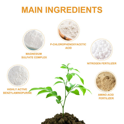 Premium 3-1-2 Liquid Fertilizer Concentrate For Citrus Trees, Orange Fruit Tree Plant Root Green Leaf Beauty Fruit Growth Nutrient Solution