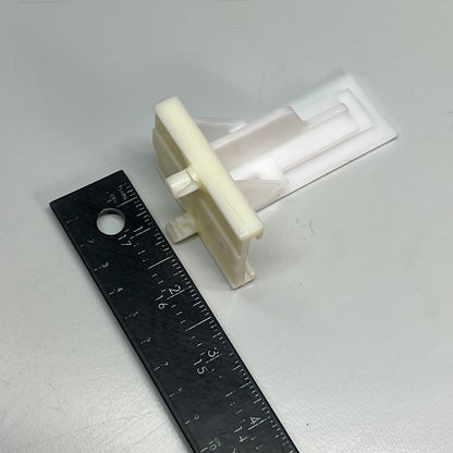 TENN-TEX PLASTICS  (400 CASE) Undermount Dowelled Brackets 47mm-51mm White C-316