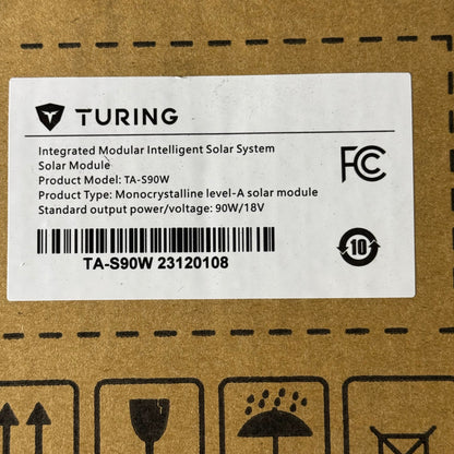 TURING (3 Boxes) Integrated Modular Intelligent Solar System TA-ZJ800/TA-S90W 18V