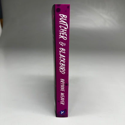 BRYNNE WEAVER Butcher & Blackbird: The Ruinous Love Trilogy 5.5"x8" Black & Purple