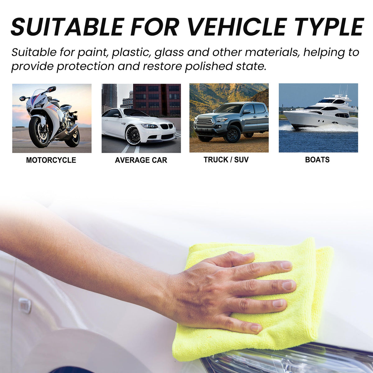 Scratch Repair Agent, Car Paint Reconditioning Protective Polishing Scratches Cleaning Decontamination Mark Remover
