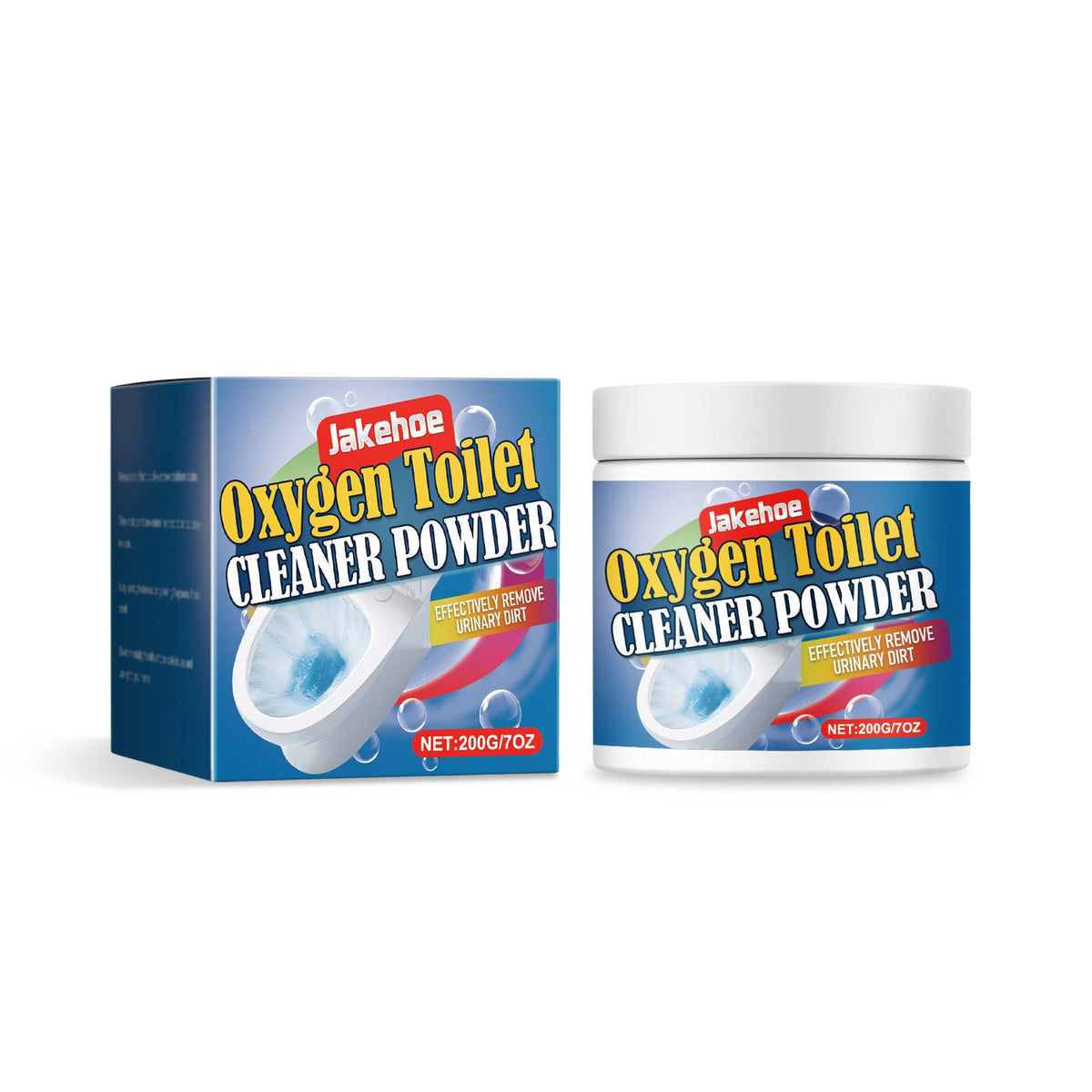 Oxygen Toilet Cleaner Powder, Easy Decontamination Keep Clean With A Quick Blistering Toilet Cleaner